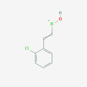 molecular formula C8H7BClO B12589583 [2-(2-Chlorophenyl)ethenyl](hydroxy)boranyl CAS No. 871817-23-1