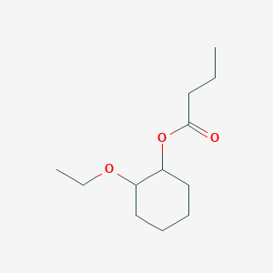 molecular formula C12H22O3 B12589640 2-Ethoxycyclohexyl butanoate CAS No. 606494-76-2