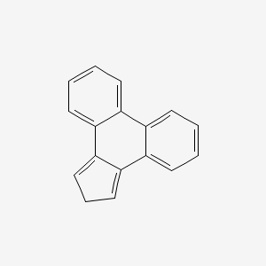 molecular formula C17H12 B1258965 Cyclopenta[l]phenanthrene 