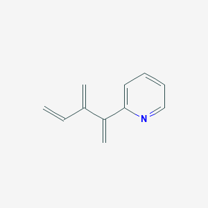 molecular formula C11H11N B12589740 2-(3-Methylidenepenta-1,4-dien-2-yl)pyridine CAS No. 632366-53-1