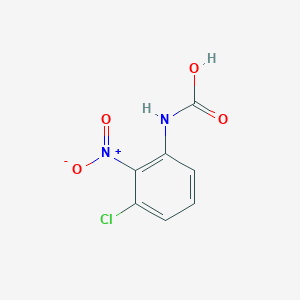 molecular formula C7H5ClN2O4 B12589819 (3-Chloro-2-nitrophenyl)carbamic acid CAS No. 646052-90-6