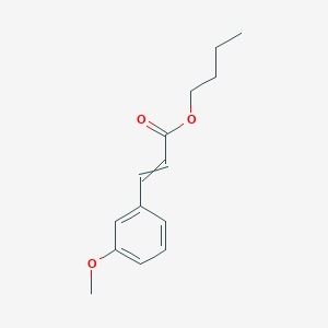 molecular formula C14H18O3 B12589907 Butyl 3-(3-methoxyphenyl)prop-2-enoate CAS No. 606100-34-9