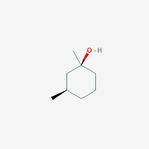 molecular formula C8H16O B12589929 (1S,3R)-1,3-Dimethylcyclohexanol CAS No. 646526-39-8