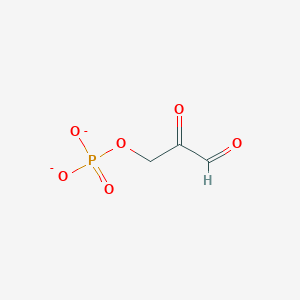 molecular formula C3H3O6P-2 B1258993 Hydroxypyruvaldehyde phosphate(2-) 