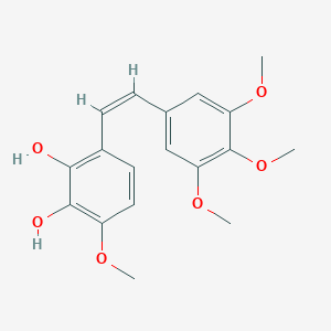 molecular formula C18H20O6 B012590 Combretastatin A1 CAS No. 109971-63-3