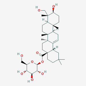 molecular formula C36H58O9 B1259008 hederagenin 28-O-beta-D-glucopyranosyl ester 