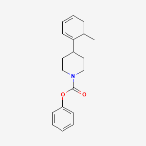 molecular formula C19H21NO2 B12590099 Phenyl 4-(2-methylphenyl)piperidine-1-carboxylate CAS No. 651053-87-1