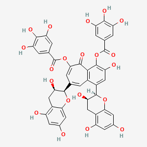 molecular formula C43H32O20 B1259011 Theaflavin-3,3'-digallate 