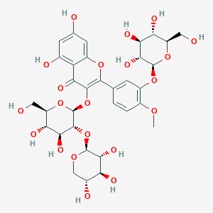 molecular formula C33H40O21 B1259012 Aescuflavoside A 