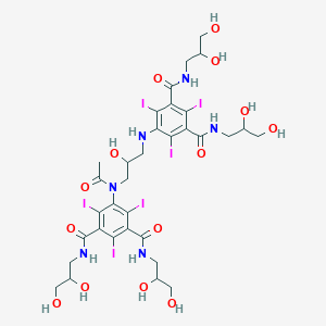 molecular formula C33H42I6N6O14 B125903 Deacetyl Iodixanol CAS No. 171897-74-8