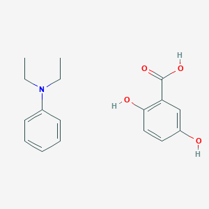 molecular formula C17H21NO4 B12590345 N,N-diethylaniline;2,5-dihydroxybenzoic acid CAS No. 626234-29-5
