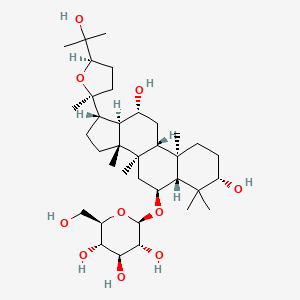 molecular formula C36H62O10 B1259035 Pseudoginsenoside Rt5 
