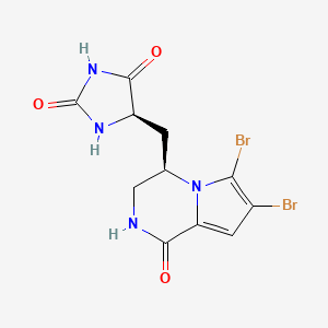 molecular formula C11H10Br2N4O3 B1259037 Agesamide A 