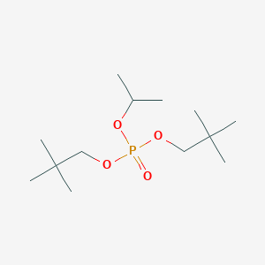 molecular formula C13H29O4P B12590443 Bis(2,2-dimethylpropyl) propan-2-yl phosphate CAS No. 646450-48-8