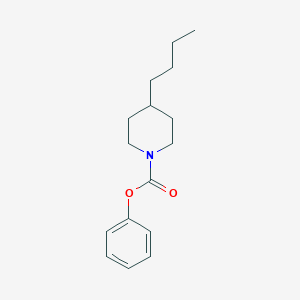 molecular formula C16H23NO2 B12590524 Phenyl 4-butylpiperidine-1-carboxylate CAS No. 651053-81-5