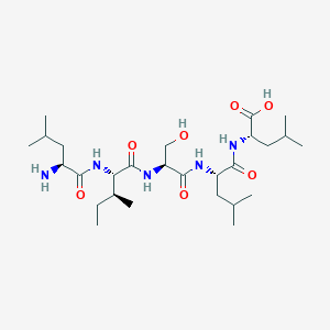 molecular formula C27H51N5O7 B12590599 L-Leucine, L-leucyl-L-isoleucyl-L-seryl-L-leucyl- CAS No. 593245-84-2