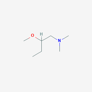 molecular formula C7H17NO B12590646 2-Methoxy-N,N-dimethylbutan-1-amine CAS No. 639860-76-7