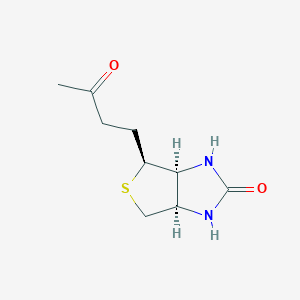 molecular formula C9H14N2O2S B1259067 Methyl bisnorbiotinyl ketone CAS No. 35638-35-8
