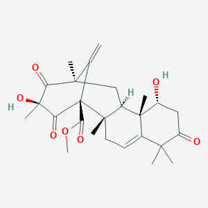 molecular formula C26H34O7 B1259069 Berkeleytrione 