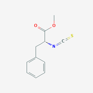 molecular formula C11H11NO2S B125907 methyl (2R)-2-isothiocyanato-3-phenylpropanoate CAS No. 147091-08-5