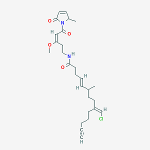 molecular formula C27H37ClN2O4 B1259070 Jamaicamide B 