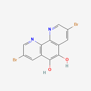 molecular formula C12H6Br2N2O2 B12590747 3,8-Dibromo-1,10-dihydro-1,10-phenanthroline-5,6-dione CAS No. 602331-26-0