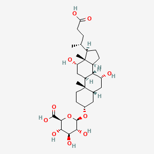molecular formula C30H48O11 B1259075 Cholic acid glucuronide CAS No. 76060-22-5