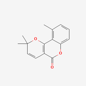 molecular formula C15H14O3 B1259079 Bothrioclinin 