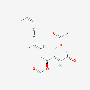 molecular formula C19H24O5 B1259080 Taxifolial A 