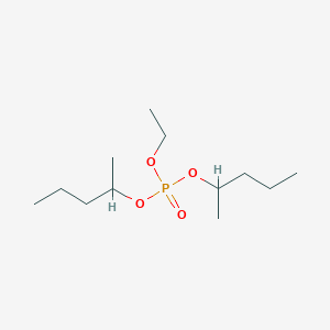 molecular formula C12H27O4P B12591089 Ethyl dipentan-2-yl phosphate CAS No. 646521-38-2