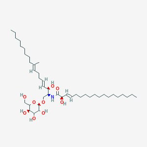 molecular formula C43H79NO9 B1259109 Flavicerebroside B 