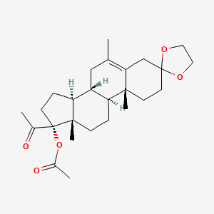 molecular formula C26H38O5 B1259126 Edogestrone CAS No. 809-01-8