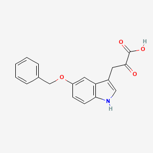 3-(5-Benzyloxyindol-3-yl)pyruvic acid