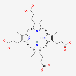 3,3',3'',3'''-(3,8,13,17-Tetramethylporphyrin-2,7,12,18-tetrayl)tetrapropanoate