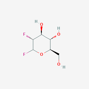 molecular formula C6H10F2O4 B1259136 2-Deoxy-2-fluoroglucopyranosyl fluoride 