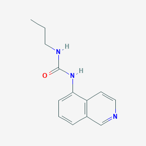 molecular formula C13H15N3O B12591440 N-Isoquinolin-5-yl-N'-propylurea CAS No. 648420-68-2