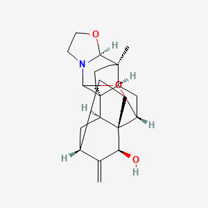 molecular formula C22H31NO3 B1259145 Spiramine C 