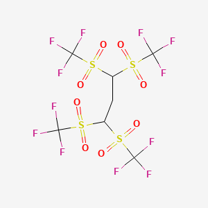 1,1,3,3-Tetrakis(trifluoromethanesulfonyl)propane