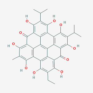 molecular formula C37H30O10 B1259162 Maristentorin 