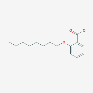 molecular formula C15H21O3- B1259163 2-Octoxybenzoate 