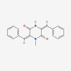 molecular formula C19H16N2O2 B1259169 Piperafizine A 