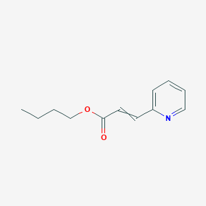 molecular formula C12H15NO2 B12591710 Butyl 3-(pyridin-2-yl)prop-2-enoate CAS No. 477723-44-7