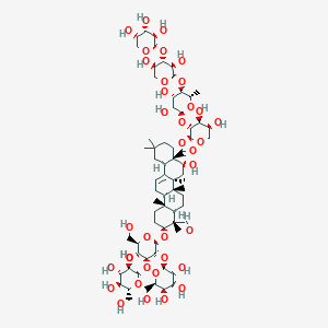 molecular formula C69H110O36 B1259178 Dubioside F 