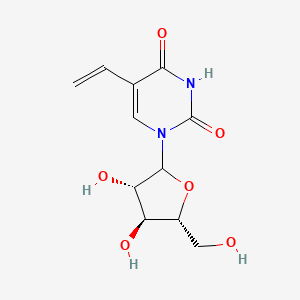 1-[(3S,4S,5R)-3,4-dihydroxy-5-(hydroxymethyl)oxolan-2-yl]-5-ethenylpyrimidine-2,4-dione