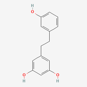 molecular formula C14H14O3 B1259220 3,3',5-Trihydroxybibenzyl CAS No. 86630-23-1