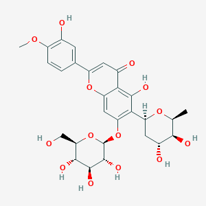 Chrysoeriol 6-C-beta-boivinopyranosyl-7-O-beta-glucopyranoside