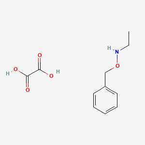 molecular formula C11H15NO5 B12592445 oxalic acid;N-phenylmethoxyethanamine CAS No. 650635-27-1