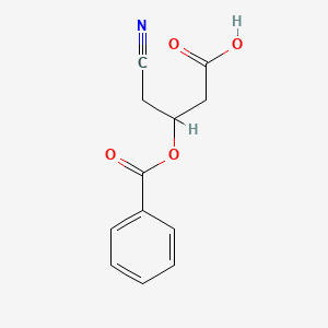 3-Benzoyloxy-4-cyanobutanoic acid
