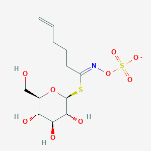 molecular formula C12H20NO9S2- B1259250 Pent-4-enylglucosinolate 