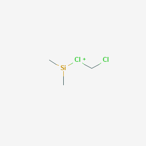 molecular formula C3H8Cl2Si+ B12592565 CID 78064588 